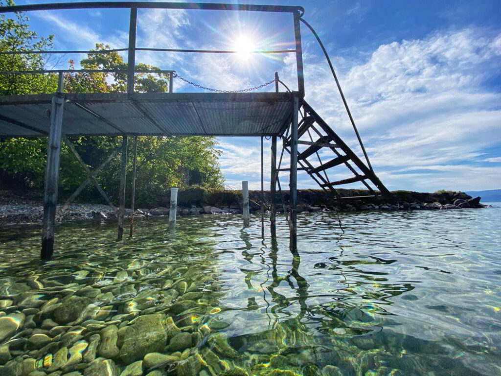Dock at Domaine Les Cedres du Leman