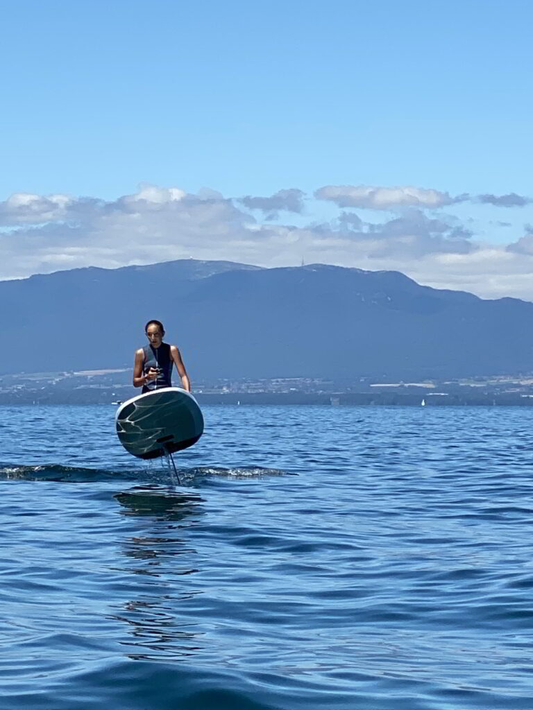 Foil on Lake Geneva - Domaine Les Cedres du Leman