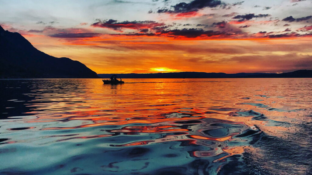 Sunset Stillness Over Lake Geneva - Copyright Sophie PLICHON
